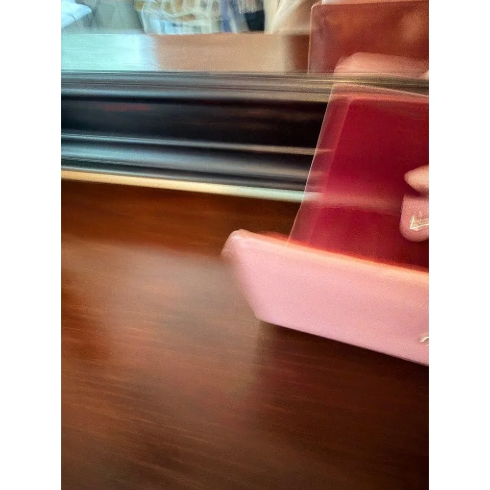 Kate Spade Wallet Women OS Pink Leather Bifold Phone Case Clutch Burgundy - Picture 6 of 10